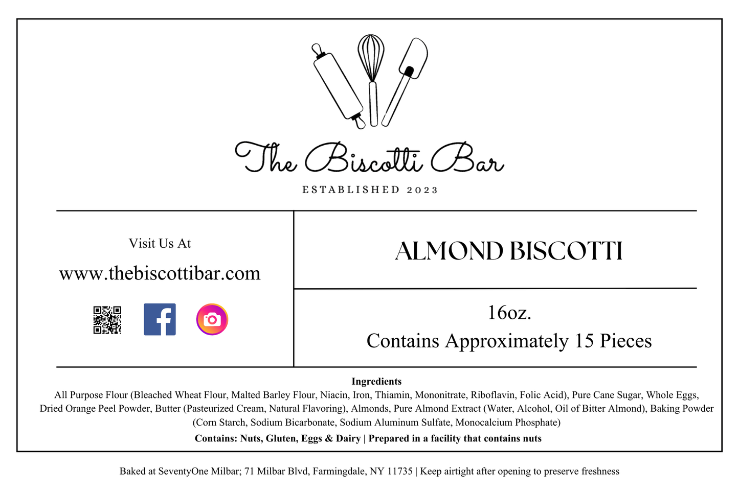 Almond Biscotti