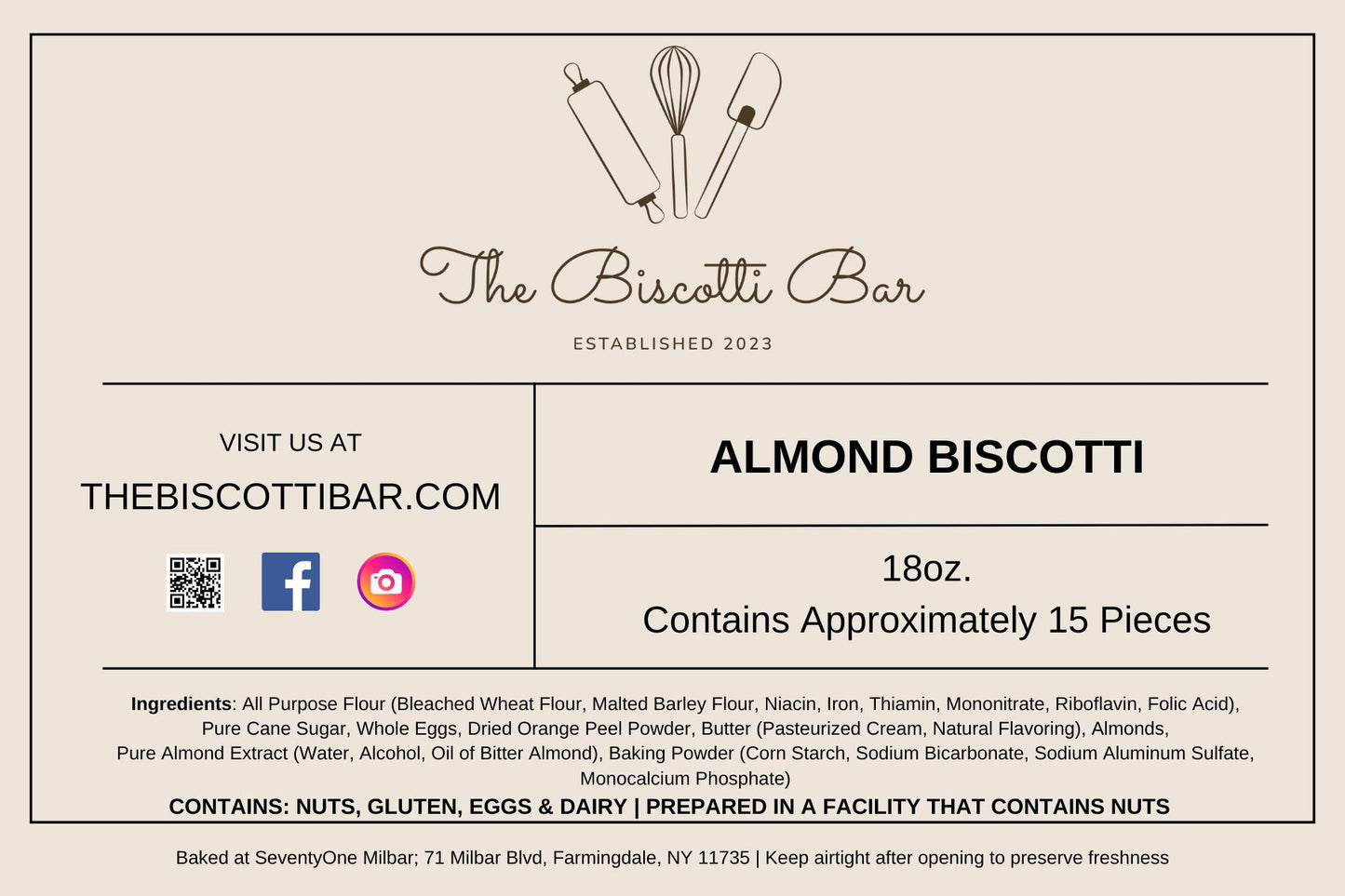 Almond Biscotti